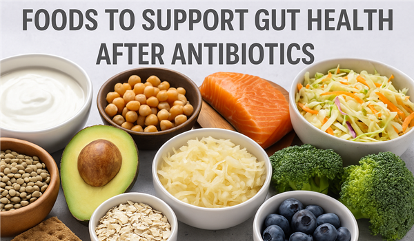 Foods to support gut health after antibiotics Kensington Medical Centre Belfast