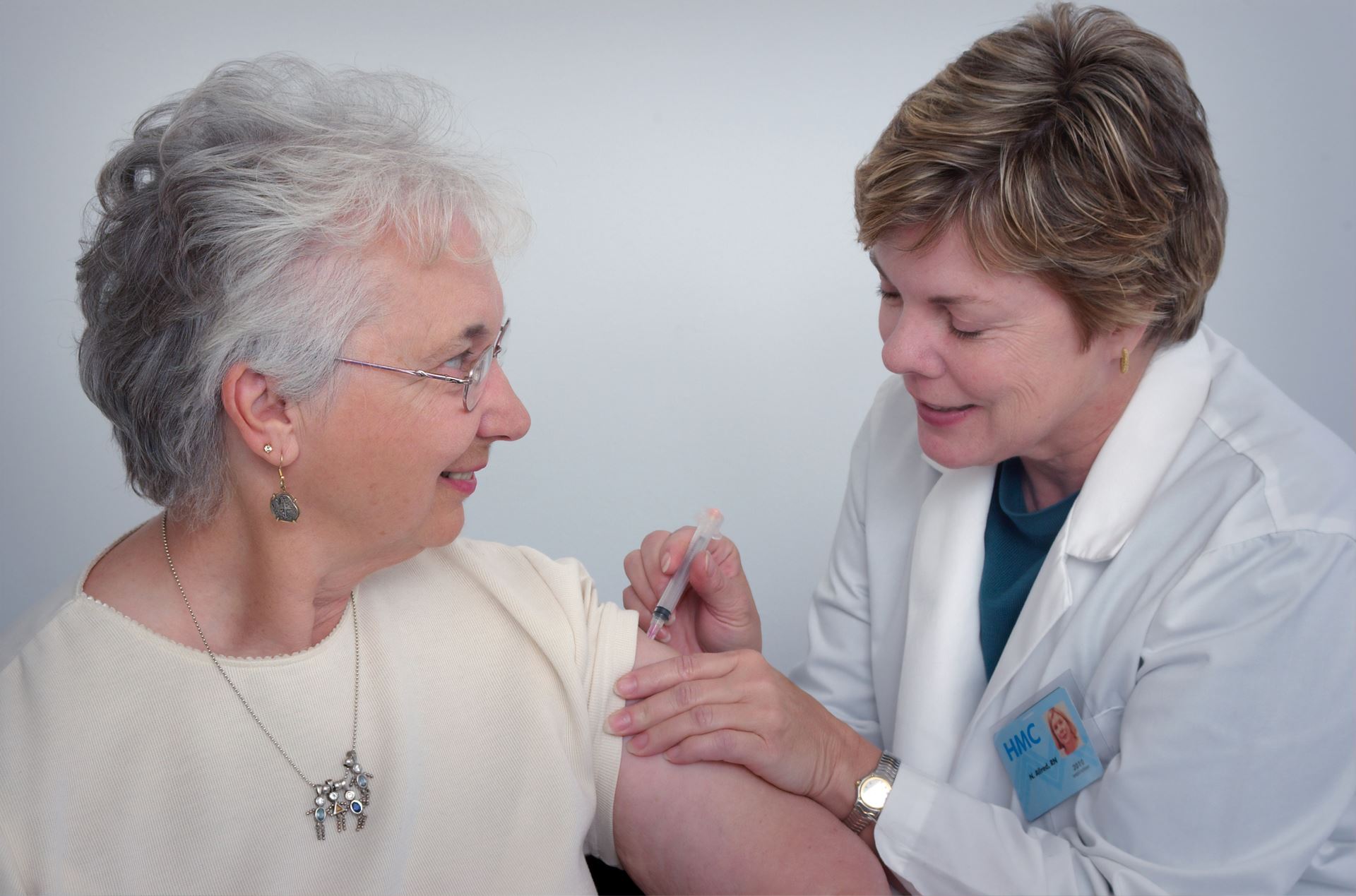 giving a vaccine