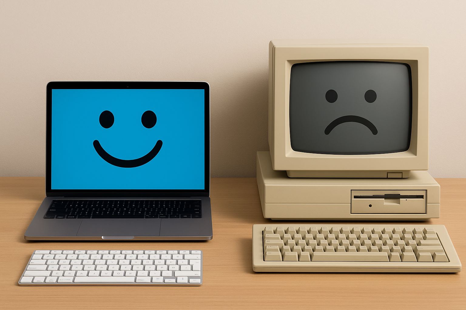 new vs old