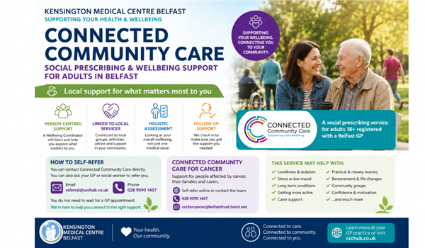Connected Community Care Social Prescribing & Wellbeing Support Belfast