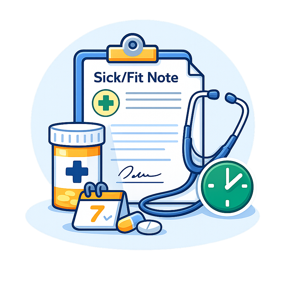 Sick note request form