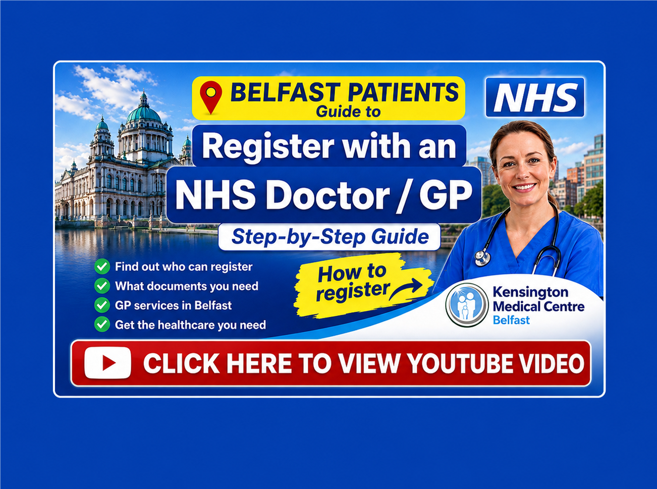 How to register with a Belfast Doctor GP