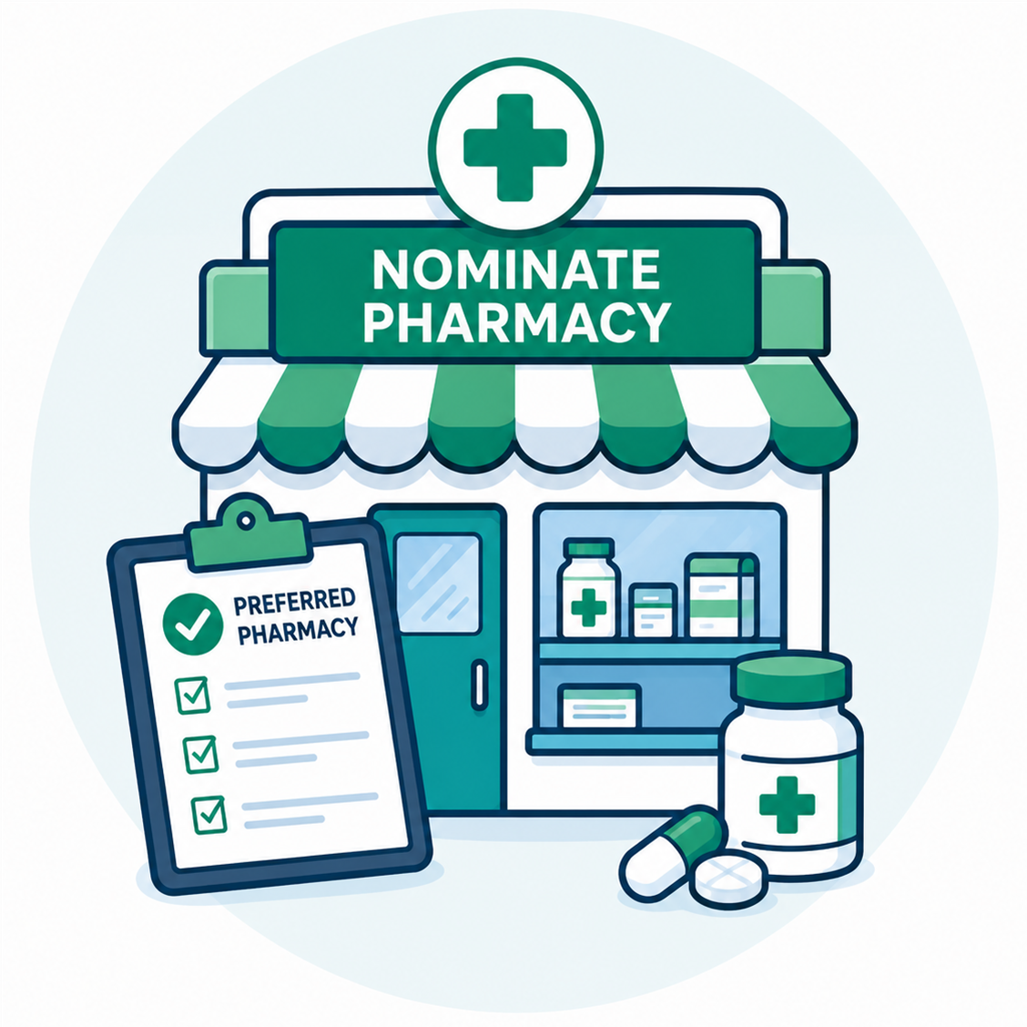 Preferred  nominated pharmacy form